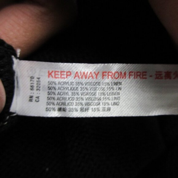 FP Free People Beach Women Knit Pants S Black Lounge Pull On Balloon Jogger 450 - Picture 5 of 13